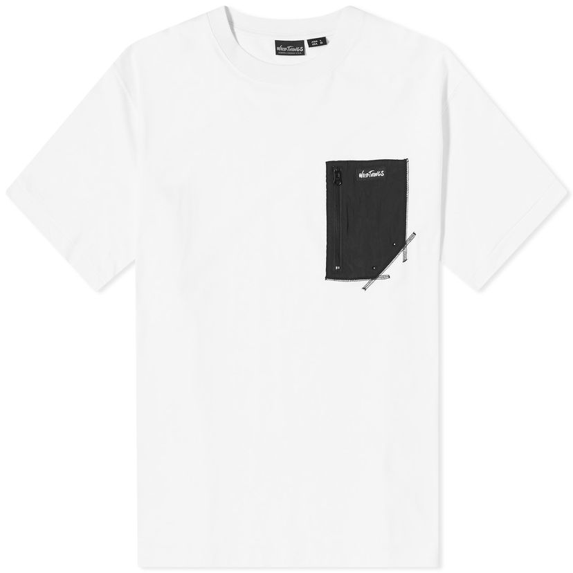T-shirt Wild things Camp Pocket T-Shirt Hvid | WT241-24-WHT