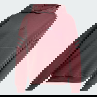 Sweatshirt adidas Performance 3-Stripes Hoodie Bourgogne | JD4857, 4