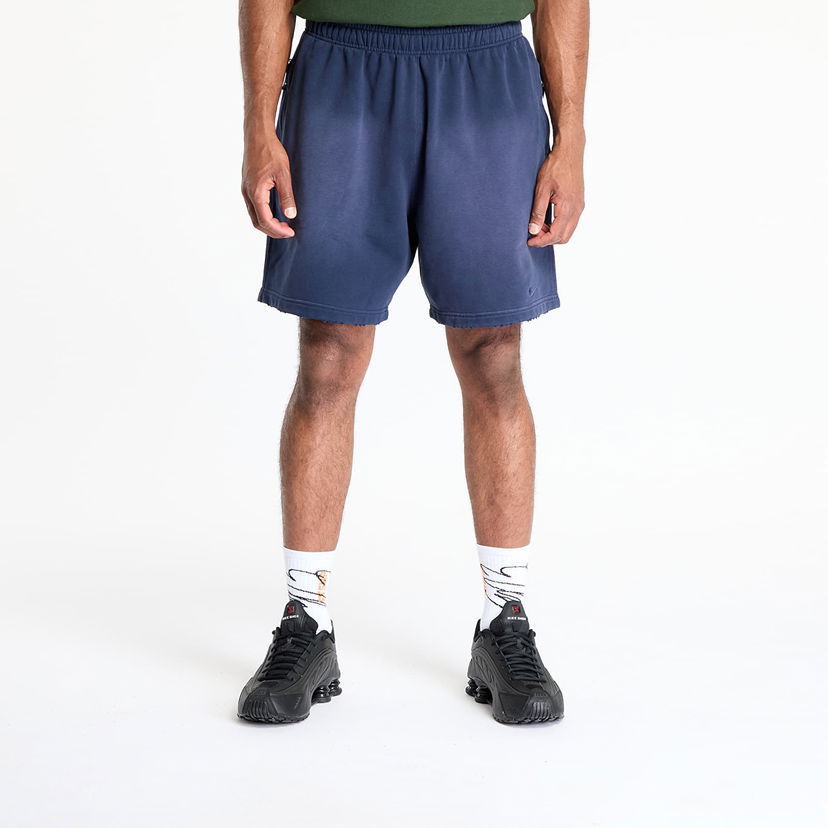 Shorts Nike Solo Swoosh French Terry Shorts Mørkeblå | IB8955-451