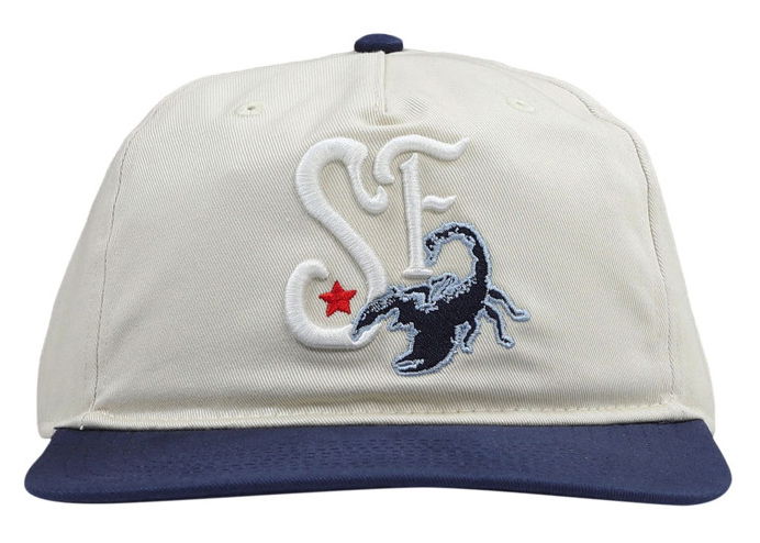 Kasket Jordan Solefly Unstructured Cap Midnight Navy/Fossil Beige | FQ7744-203, 0
