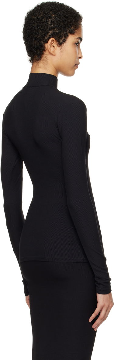 Sweater SKIMS SKIMS Soft Lounge Mock Neck Long Sleeve Top Sort | LS-LST-6329W, 2