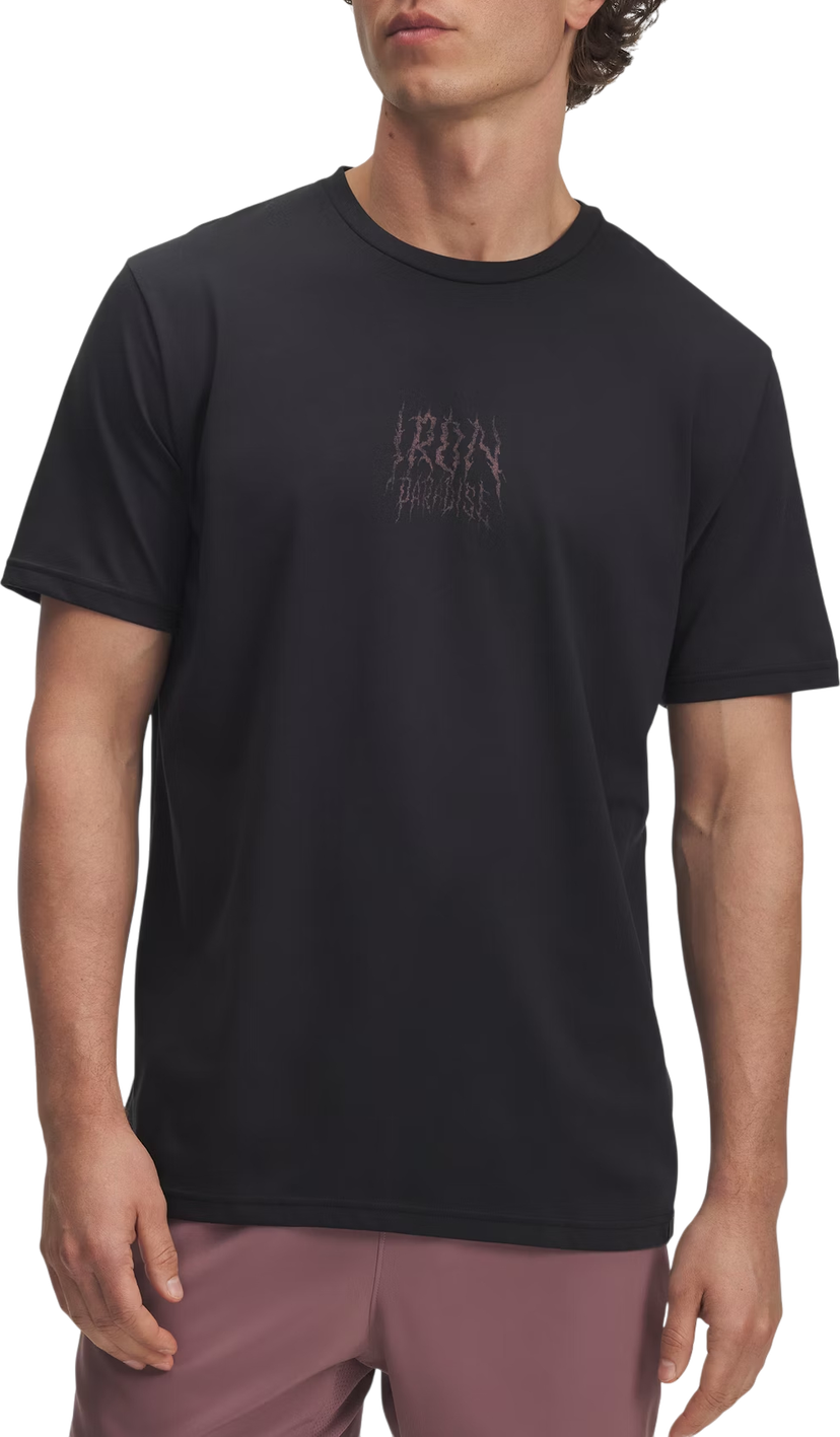 T-shirt Under Armour Project Rock Q3 Iron Paradise Graphic T-Shirt Sort | 6005031-002
