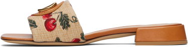 Skopleje Valentino Valentino Garavani VLogo Signature Cherryfic Slide Sandals Beige | 6W0S0LT0NNX, 2