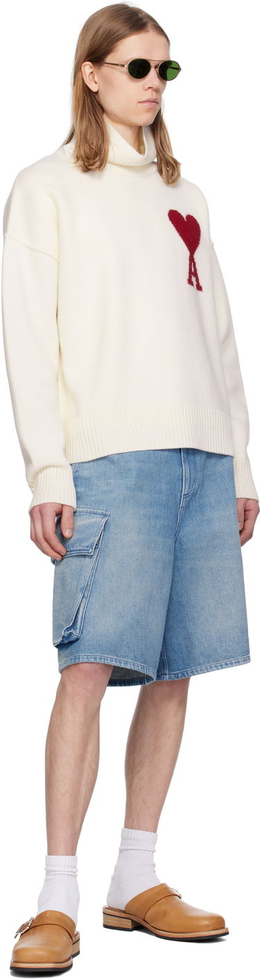 Sweater AMI Sweater Hvid | BFUKS406.018, 3