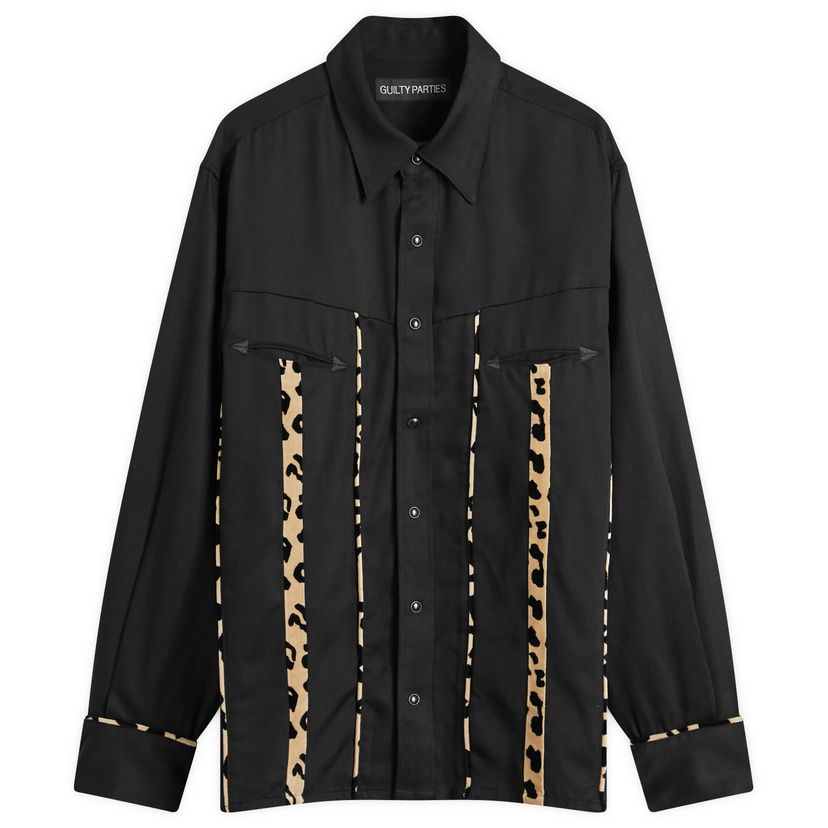 Skjorte WACKO MARIA Western Sort | 24FW-WMS-WS03-BLK