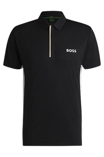 Polo skjorte BOSS Paddy Active Polo Shirt with UV Protection Sort | 50538123