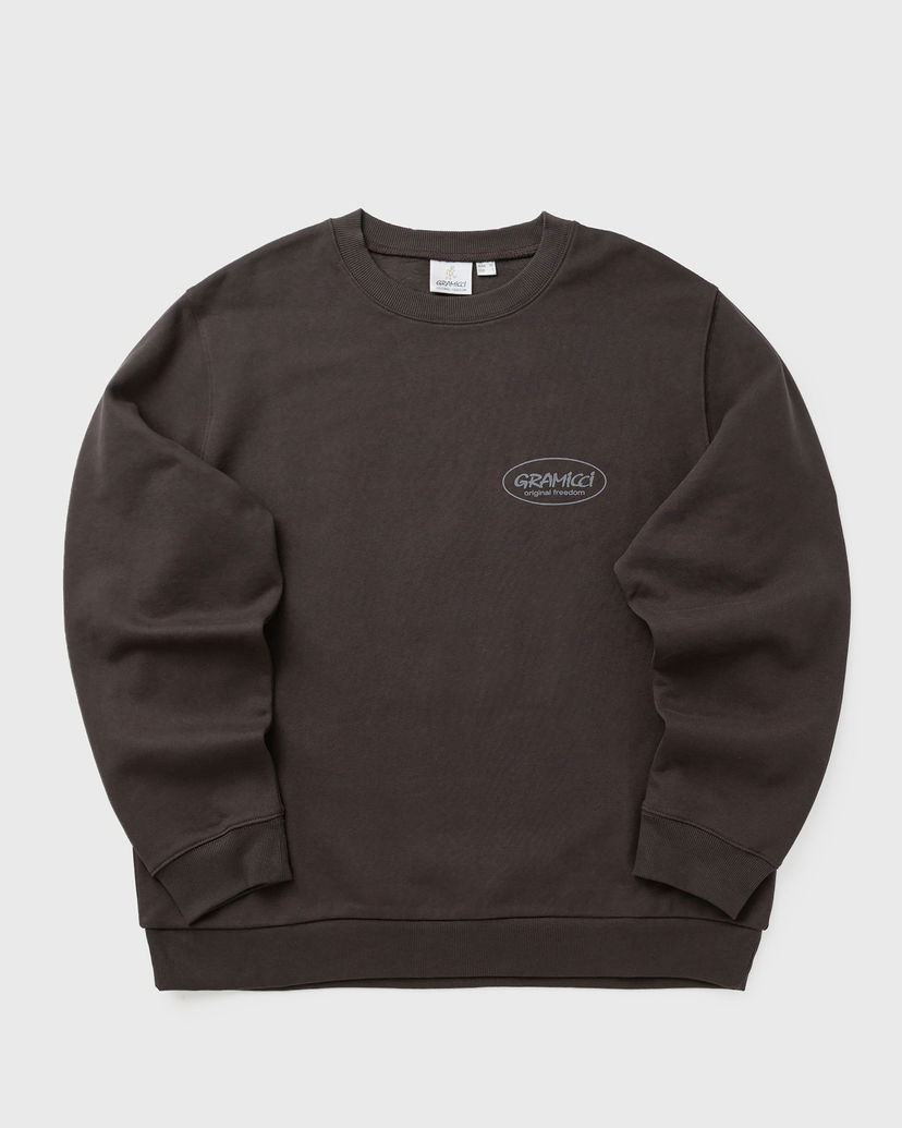 Sweatshirt GRAMICCI Original Freedom Crewneck Sweatshirt Brun | G5FU-J093-DEEP-BROWN