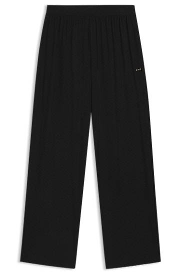 Pyjamas BOSS Monogram-print pyjama bottoms with logo plate Sort | 50550711, 0