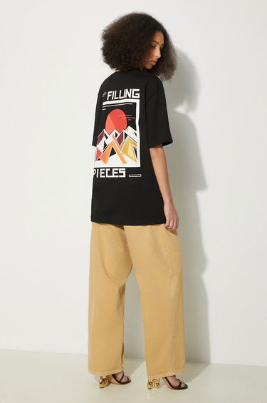 T-shirt Filling Pieces Filling Pieces Sunset Graphic T-Shirt Sort | 74417021861, 2