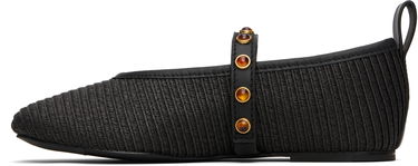 Kjole rag & bone rag & bone Spire Straw Mary Jane Ballerina Flats Sort | WFF25PF1003ST3, 2