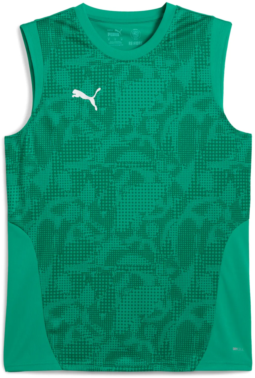 Tanktop Puma Puma teamCUP Training Sleeveless Jersey Grøn | 659168-05