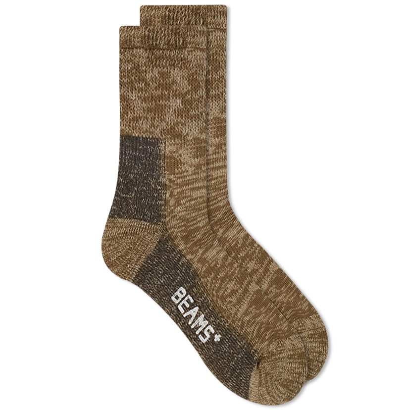 Sokker BEAMS Beams Plus Outdoor Socks Brun | 3843-0018-479-65