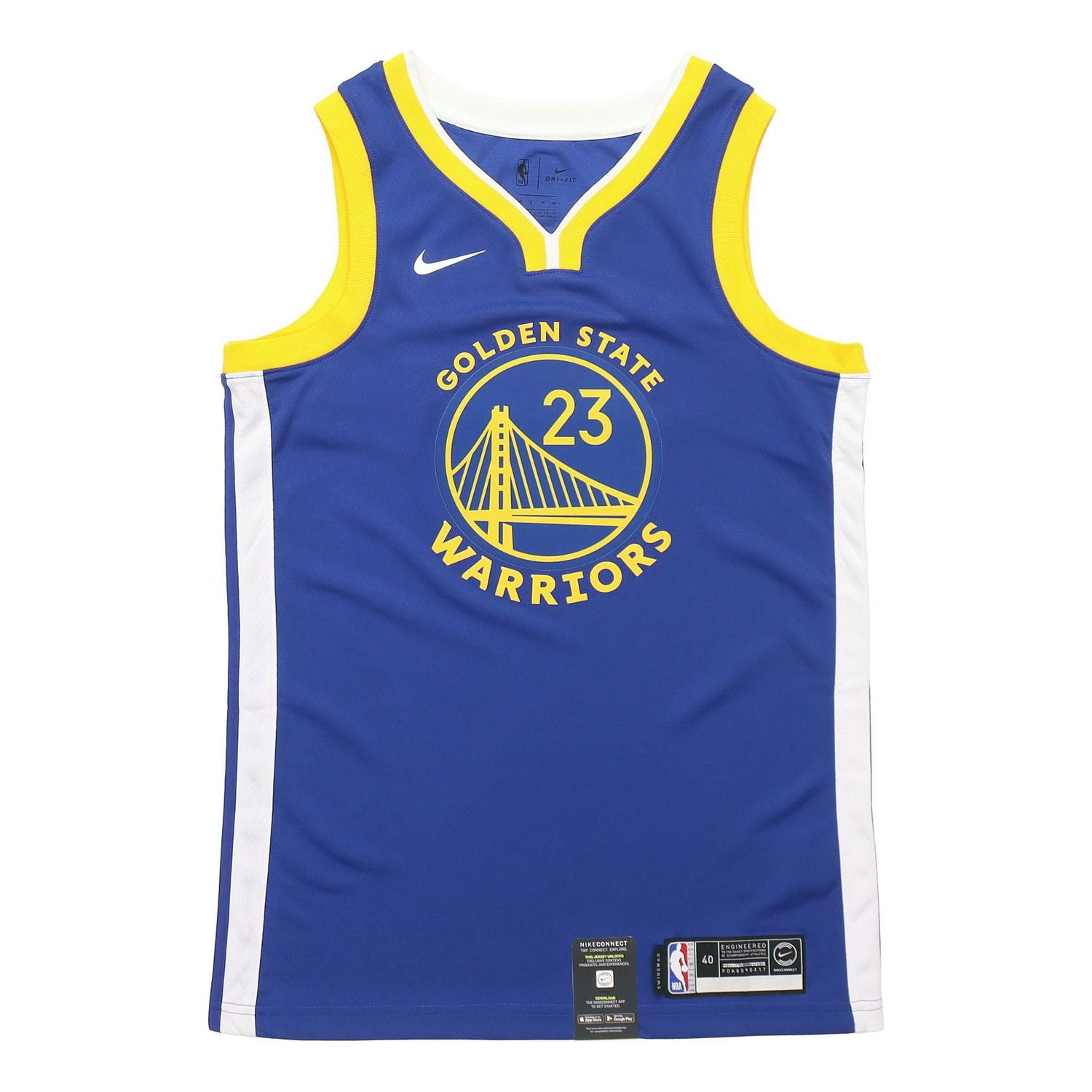 Jersey Nike NBA Icon Edition Golden State Warriors Draymond Green Jersey Blå | AV4947-498, 0