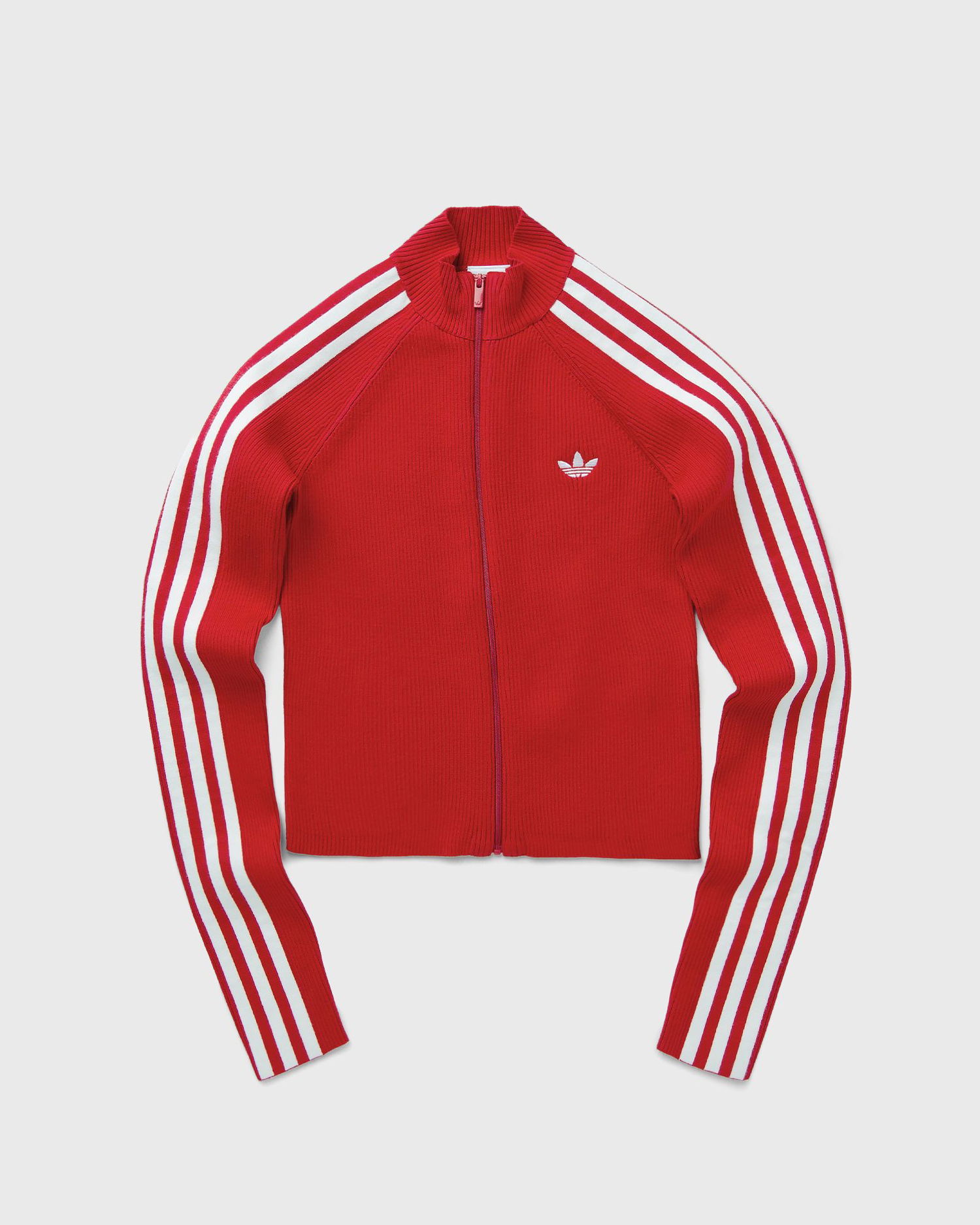 Sweater adidas Performance Adicolor Slim-Fit Knitted Track Top Rød | JY2598, 1