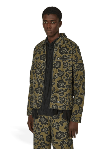 Jakke Dickies Desert Floral Eisenhower Jacket Grøn | DK0A4YVI H431