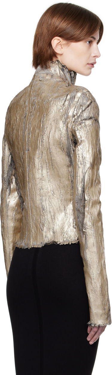 Jakke Rick Owens Rick Owens Hollywood Gary Denim Jacket Metalisk | RP01E7701 SGMC, 2