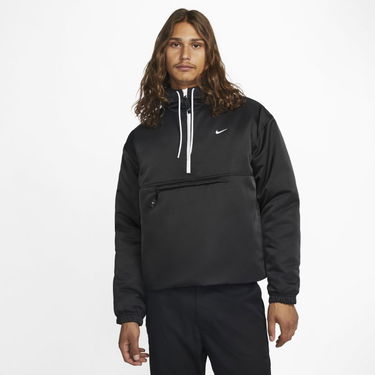 Vindjakke Nike Solo Swoosh Satin Anorak Jacket Sort | DR0839-010, 3