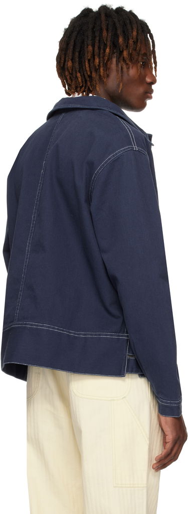 Jakke Bode Bode Knolly Brook Side Tab Jacket Mørkeblå | MRS25JA002, 2