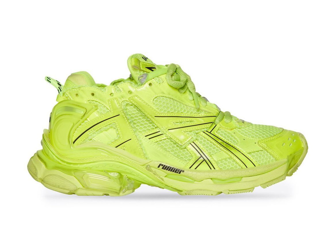 Sneakers og sko Balenciaga Runner Lime Gul | 677403W3RB47500, 0