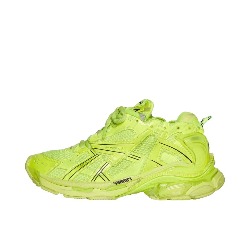 Sneakers og sko Balenciaga Runner Lime Gul | 677403W3RB47500
