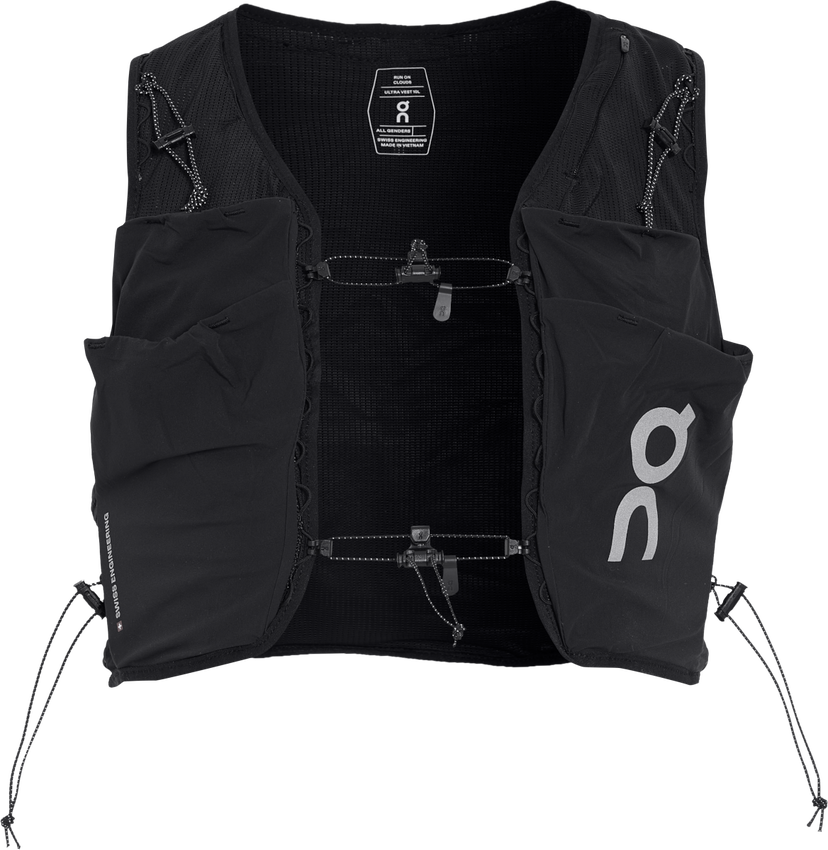 Rygsæk On Running Ultra Vest 10L + 2 flasks Sort | 2ud30020553