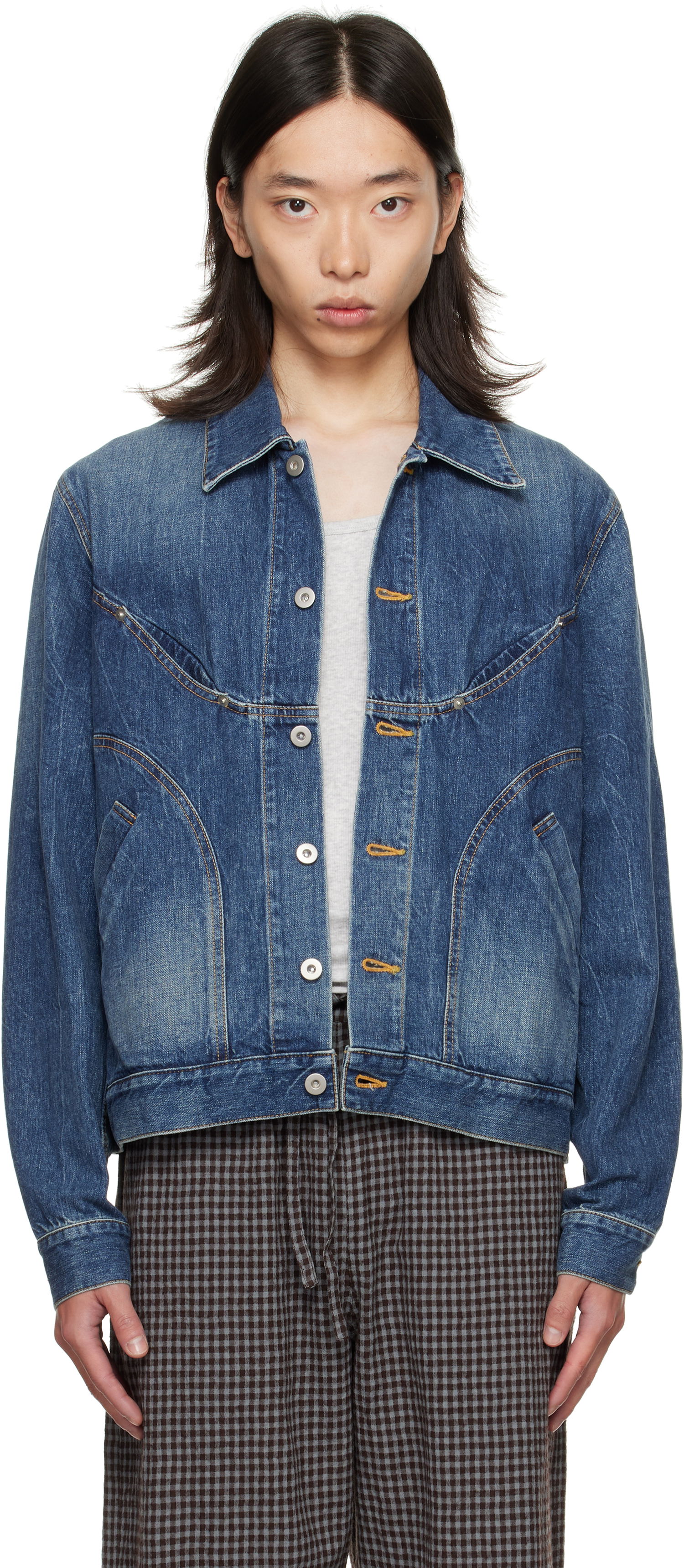 Jakke sage NATION SAGE NATION Jiji Denim Jacket Blå | S084 DENIM JIJI JACKET DENIM I, 0