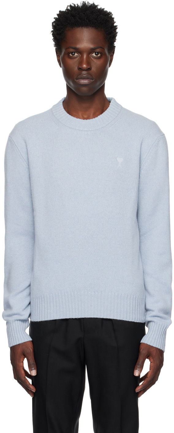Sweater AMI Sweater Blå | HKS007.005, 0