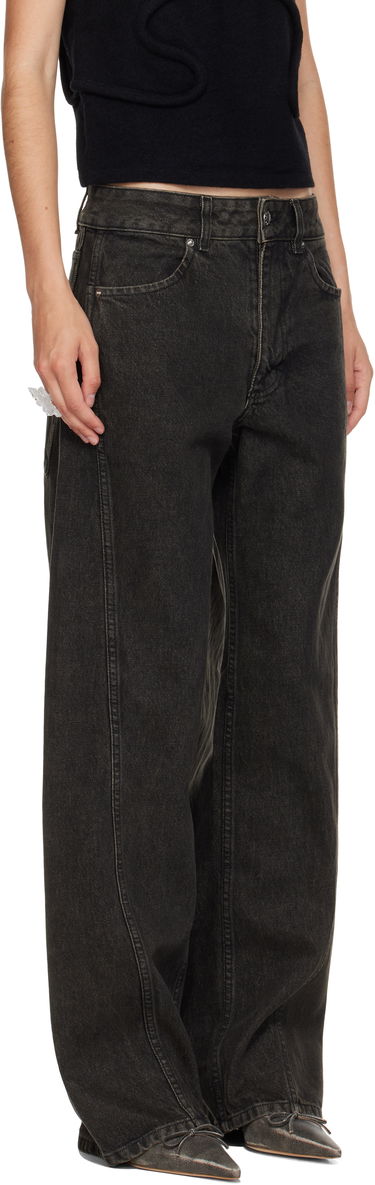 Jeans Eckhaus Latta Eckhaus Latta Bend Jeans Sort | 1225-EL-PF25-S, 4