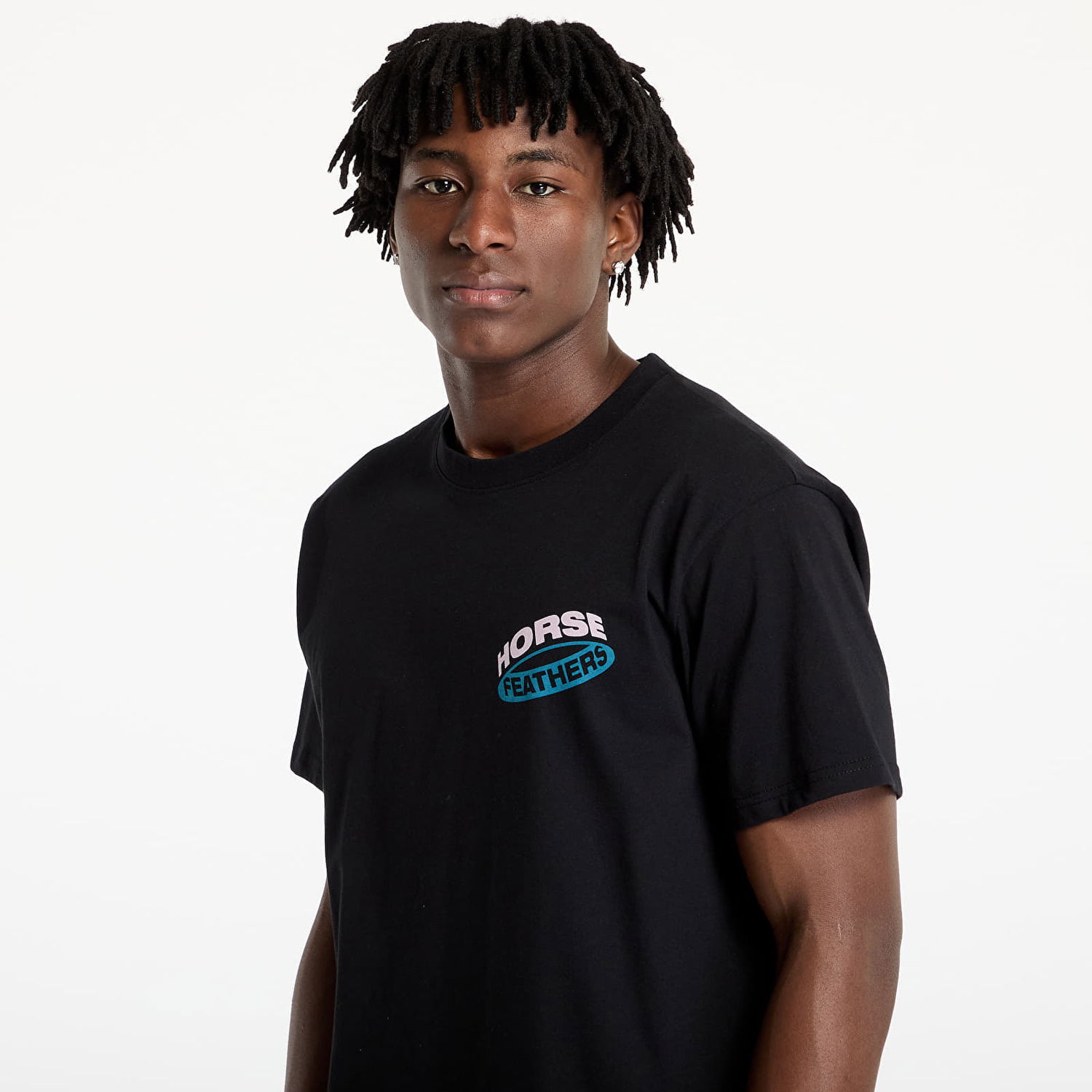 T-shirt Horsefeathers Horsefeathers Orbit T-Shirt Sort | SM1382A, 1