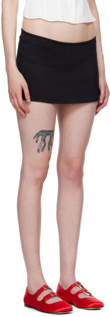 Nederdel GUIZIO Guizio Micro Miniskirt Sort | C00301K021, 1
