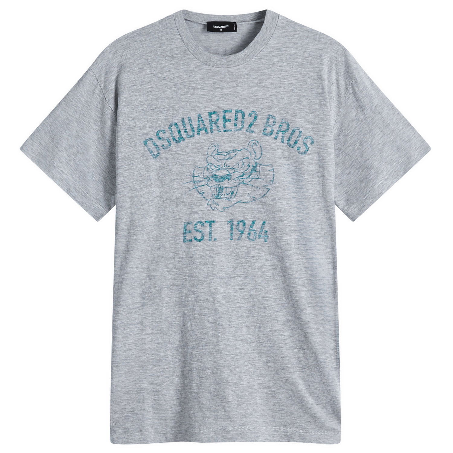 T-shirt DSQUARED2 Cool Fit Graphic T-Shirt in Grey Grå | S74GD1381-S22146-857M, 0
