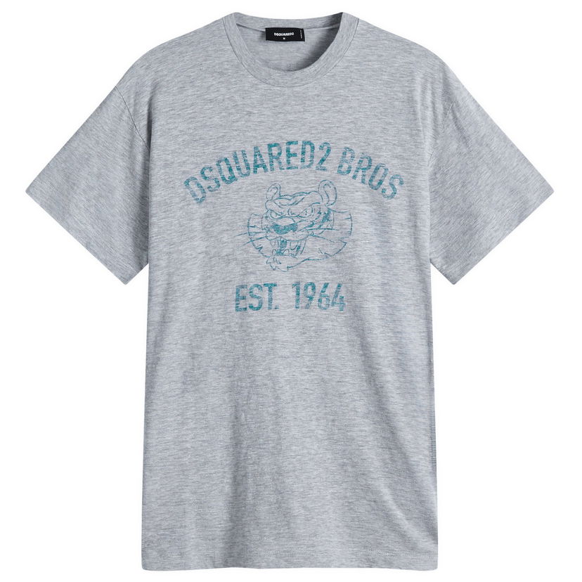 T-shirt DSQUARED2 Cool Fit Graphic T-Shirt in Grey Grå | S74GD1381-S22146-857M