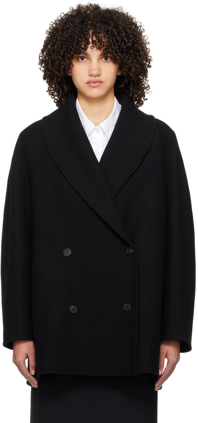 Frakker The Row Black Polli Coat Sort | 5887-W1439, 0