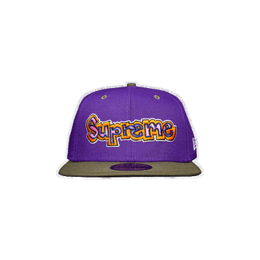 Kasket Supreme New Era x Gonz Logo Hat Lilla | SS21H31 PURPLE, 0