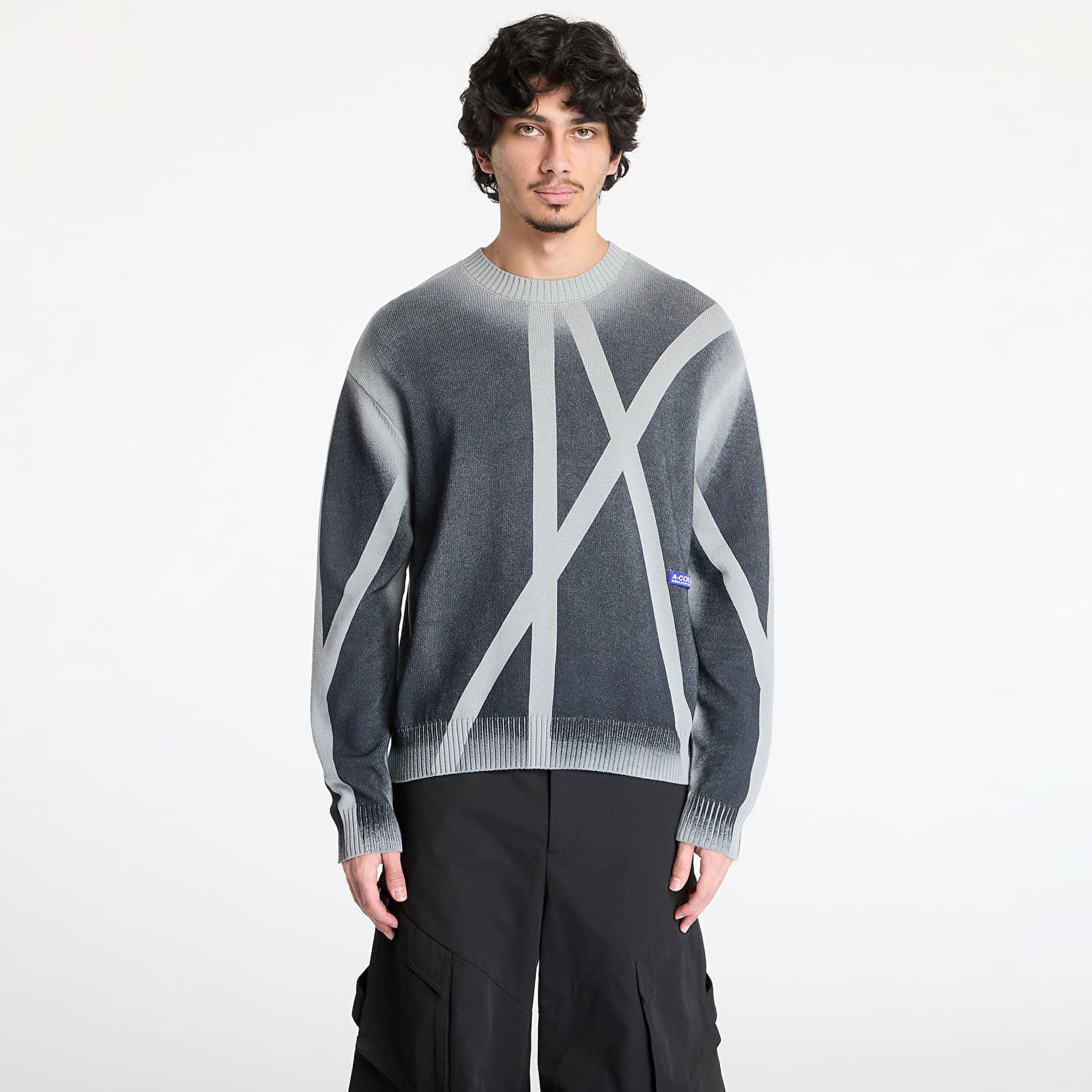Sweater A-COLD-WALL* A-COLD-WALL* Antenna Knit Sweater Grå | ACWMK196 Black, 0