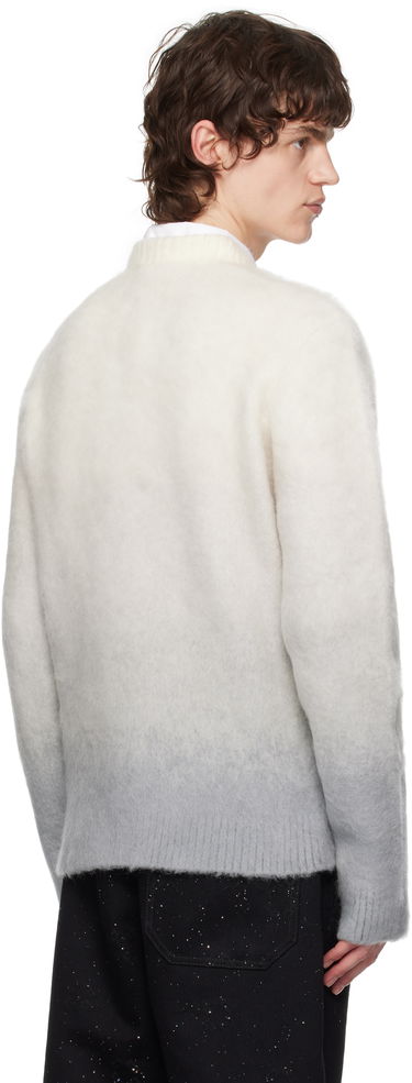 Sweater Casablanca Casablanca Gradient Mohair Sweater Hvid | MPS25-KW-840-01, 2