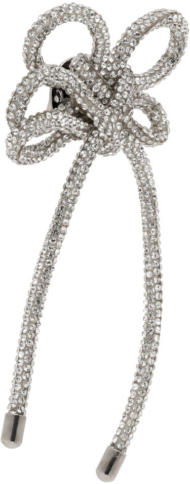 Øreringe Acne Studios Crystal Cord Single Clip-On Earring Grå | C50427-, 1