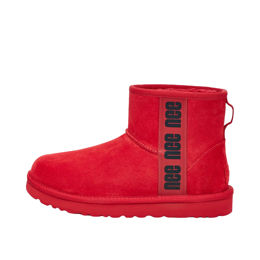 Sneakers og sko UGG Classic Mini Side Logo Boot Samba Red Rød | 1122558-SRBCK
