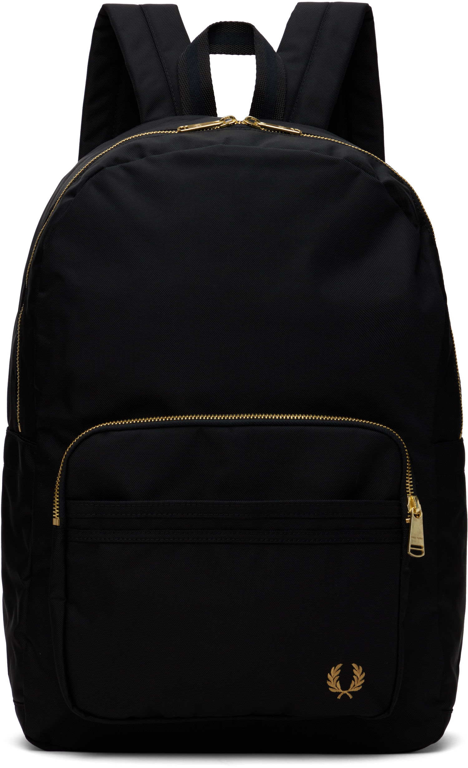 Rygsæk Fred Perry Fred Perry Textured Nylon Backpack Sort | L9258, 0