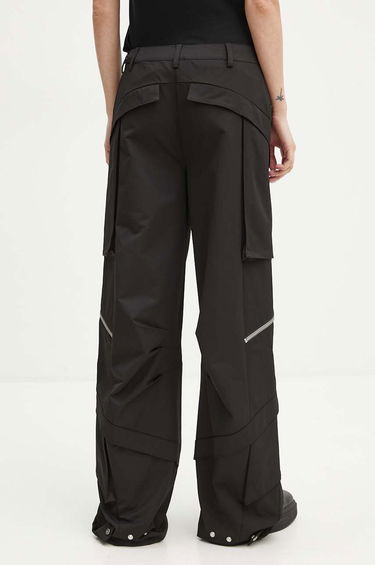 Cargo bukser HELIOT EMIL High Waist Wide Leg Cargo Pants Sort | HE.W.10.149.BLK01, 2