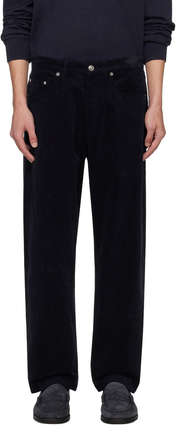 Jeans A.P.C. Navy Achille Jeans Sort | COHBB-H09212
