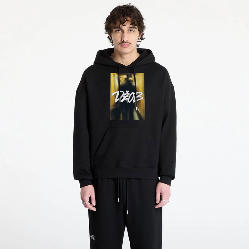 Sweatshirt Footshop FTSHP x Džob Hoodie Sort | FTSHP_546