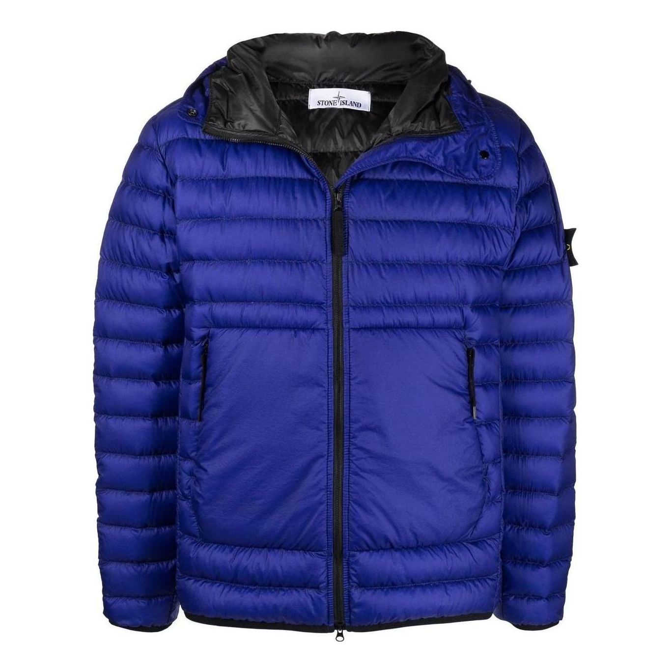 Puffer jakke Stone Island Hooded Down Jacket Blå | 761540324-V0022, 0