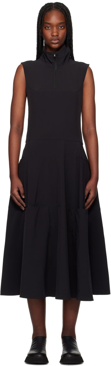 Kjole Y-3 Y-3 Half-Zip Midi Dress Sort | JI7087, 0