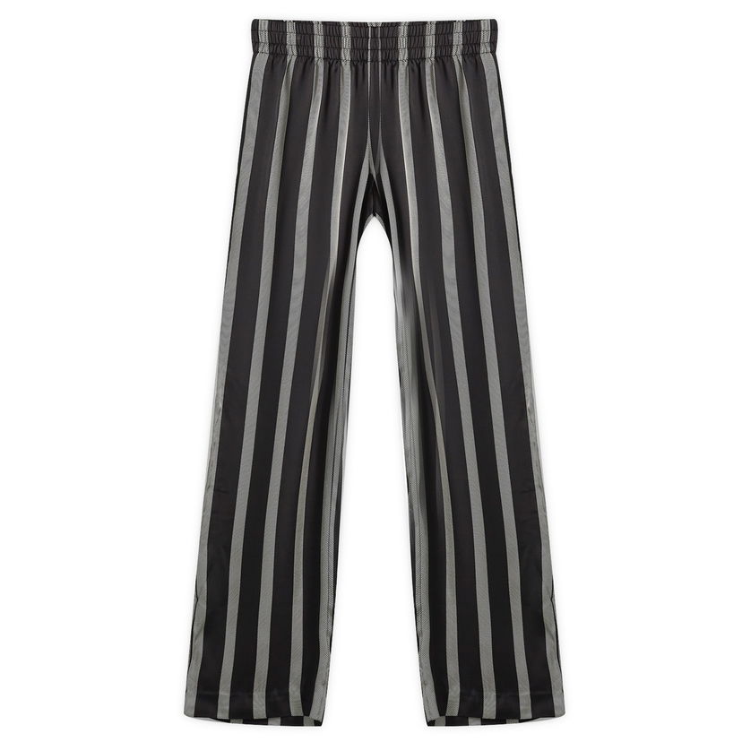 Bukser Anine Bing Soto Striped Wide Leg Pants, Size Medium Sort | A-03-10420-PRT31