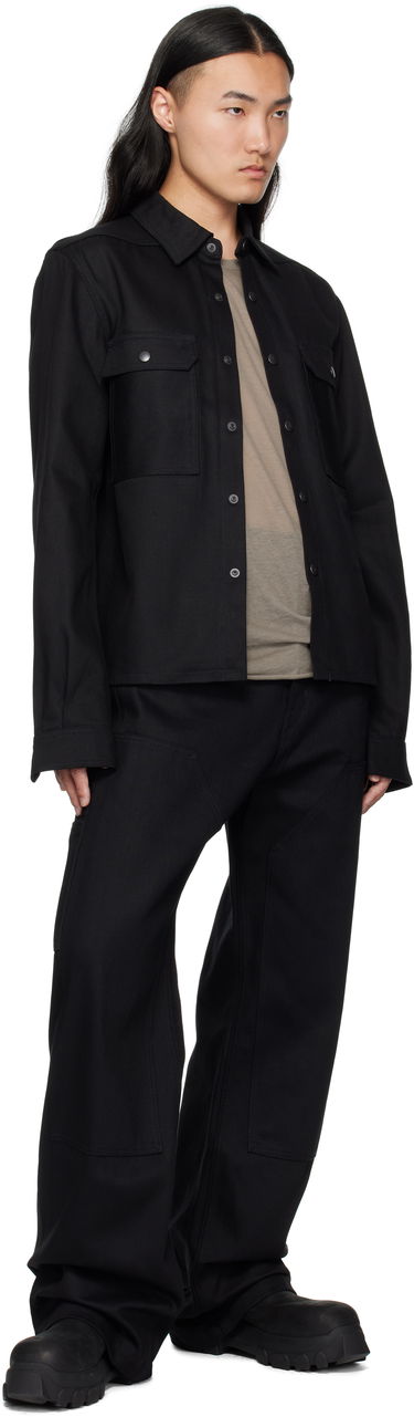 Jeans Rick Owens Rick Owens DRKSHDW Hollywood Double Knee Geth Cut Jeans Sort | DL01E6387 BLKJP, 3