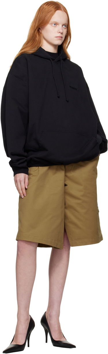 Sweatshirt VETEMENTS Vetements Logo Oversized Hoodie Sort | UH76HD100B, 3