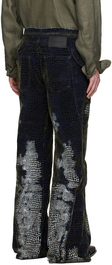 Bukser Ottolinger Ottolinger Flocked Velvet Printed Drawstring Lounge Pants Grøn | 1705302, 2
