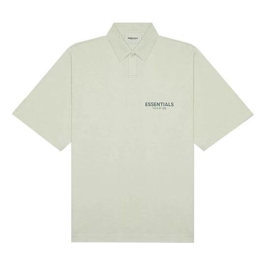 Polo skjorte Fear of God Essentials Polo Shirt Grøn | FOG-FW20-307