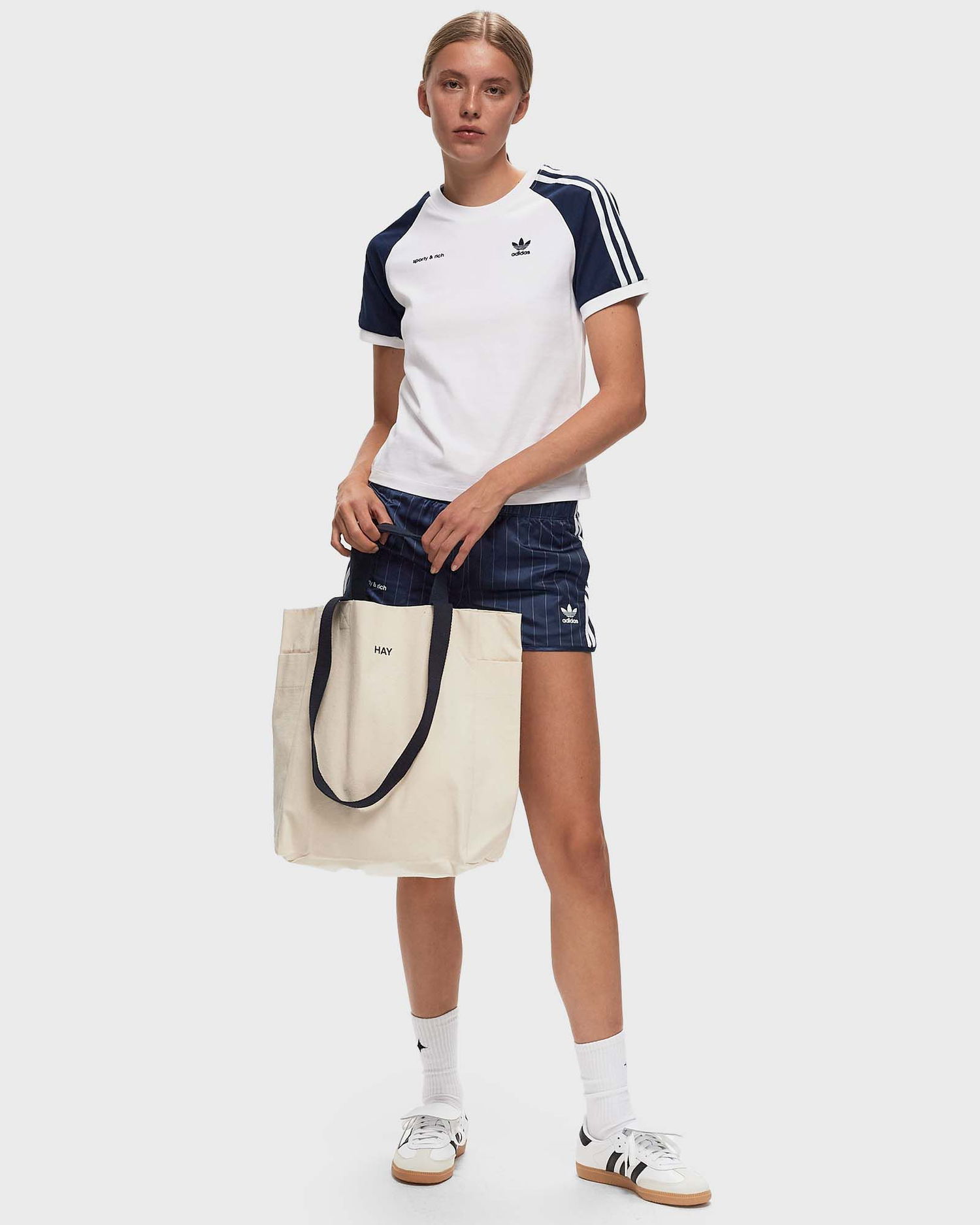 T-shirt adidas Originals Adidas X Sporty & Rich TEE women Shortsleeves white in size:L Hvid | JI9275, 1
